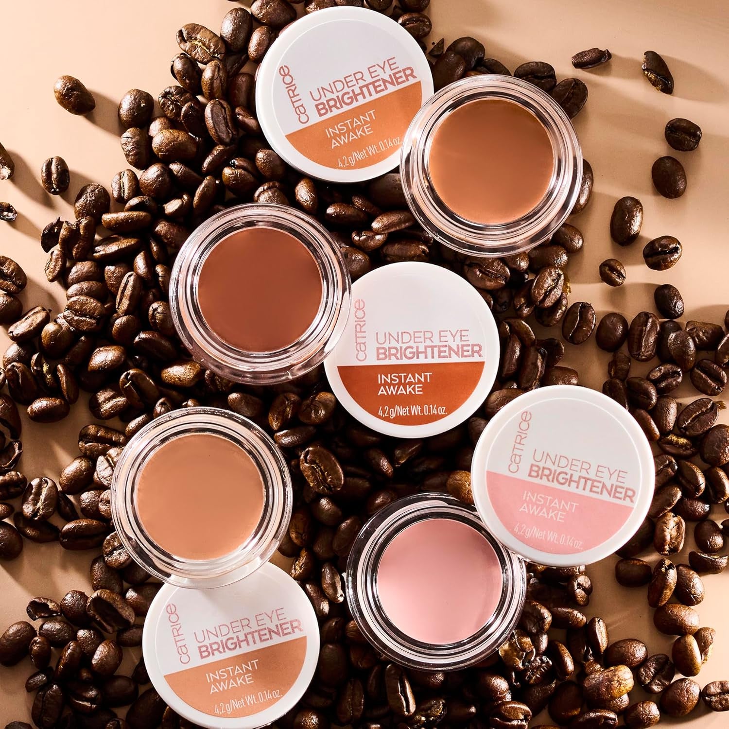 | under Eye Brightener | Conceal & Brighten Dark Circles | with Hyaluronic Acid & Shea Butter | Vegan, Cruelty Free & Paraben Free (010 | Light Rose)